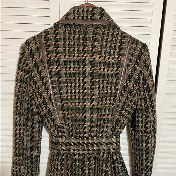 Cool Diesel Tweed Trench Coat - Picture 2 of 8